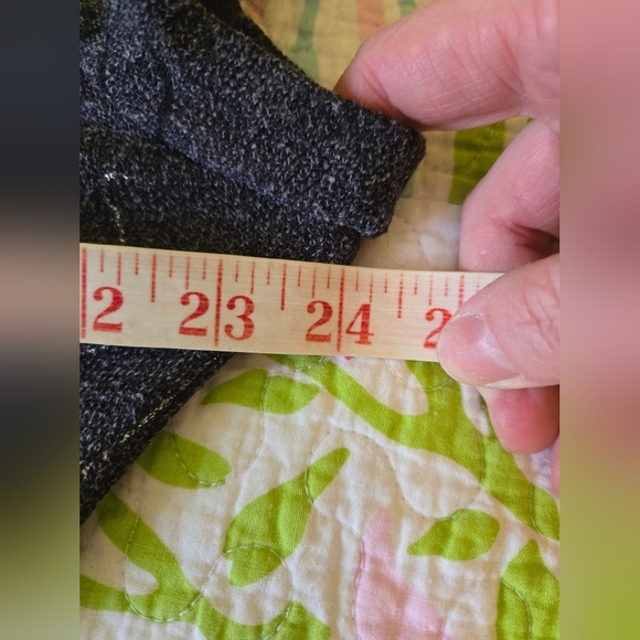 ONE OF A KIND!! HOMEMADE | Elegant Black Patterned Women's Dress, Ptp 20'' to 24 - Picture 6 of 6